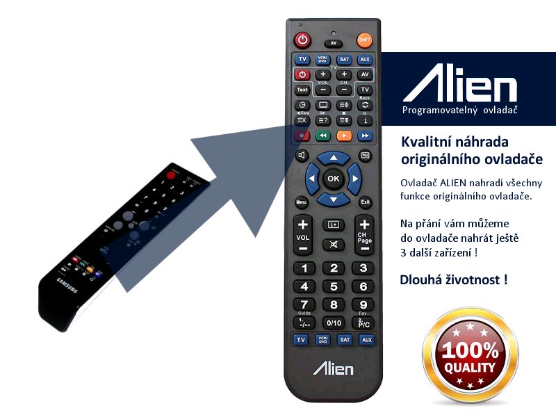Diaľkový ovládač ALIEN Samsung BN5900559A