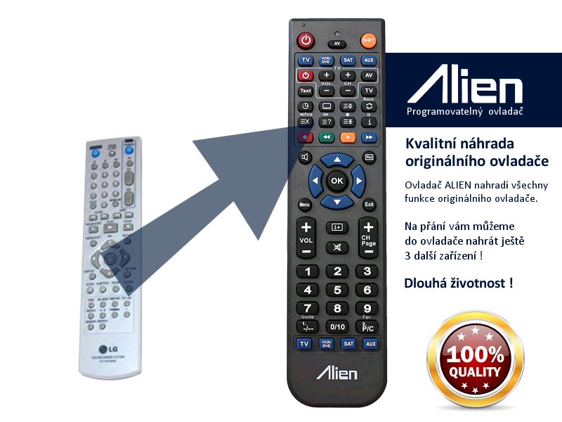 Diaľkový ovládač ALIEN LG 6711R1P090S