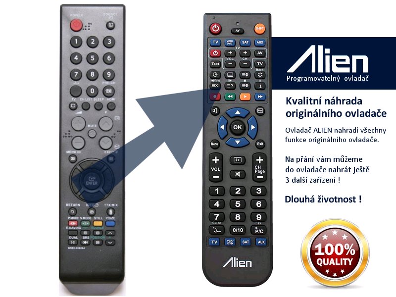 Diaľkový ovládač ALIEN Samsung BN59-00609A