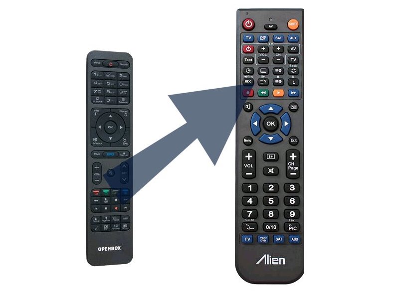 Diaľkový ovládač ALIEN Openbox AS1 HD