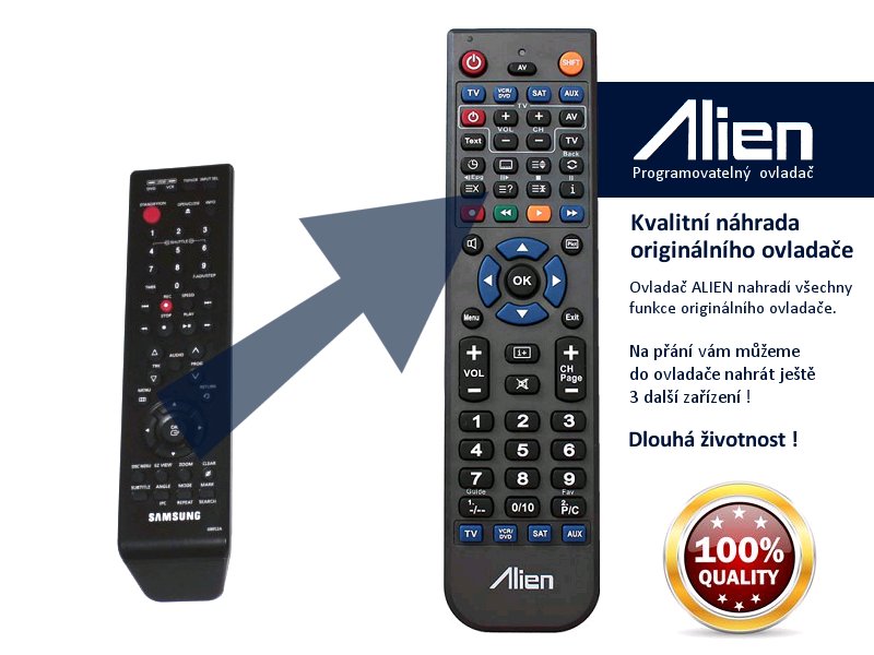 Diaľkový ovládač ALIEN Samsung AK59-00052A