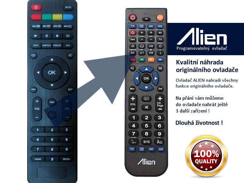 Diaľkový ovládač ALIEN Changhong LED24D2080H