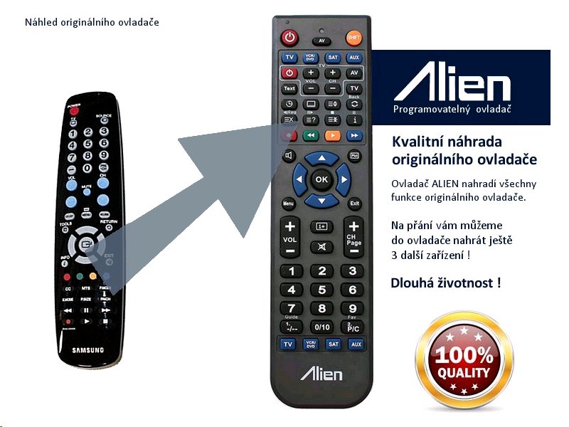 Diaľkový ovládač ALIEN Samsung BN59-00690A