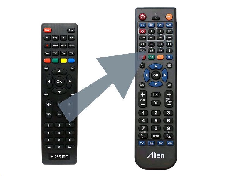 Diaľkový ovládač ALIEN HD-BOX HS-265IRD