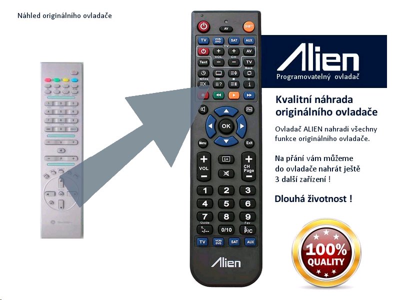 Diaľkový ovládač ALIEN GoGEN RC1805