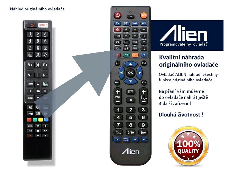 Diaľkový ovládač ALIEN Hyundai RC4848