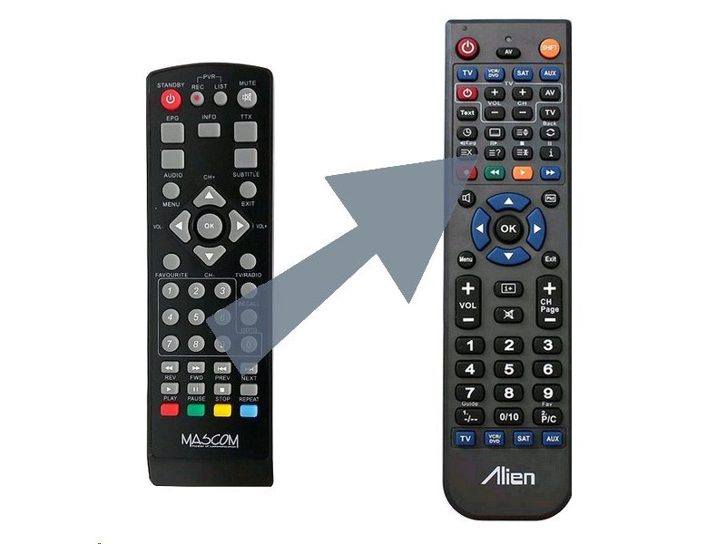 Diaľkový ovládač ALIEN Mascom MC750T2-HD