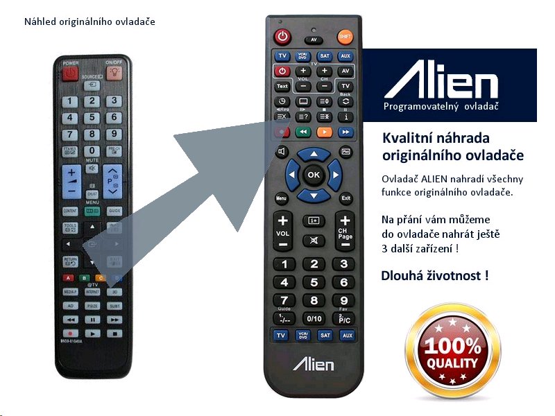 Diaľkový ovládač ALIEN Samsung AA59-00629A