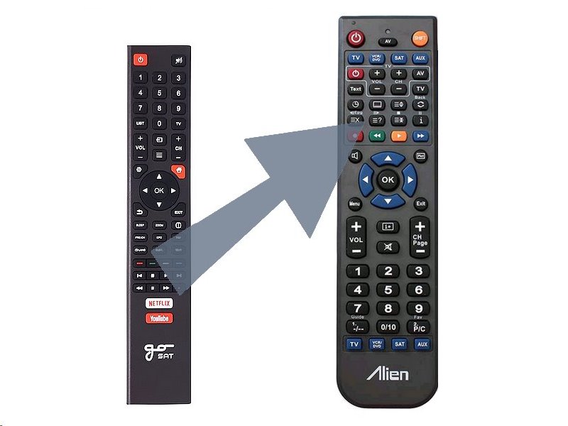 Diaľkový ovládač ALIEN GoSat GS3260 - náhrada
