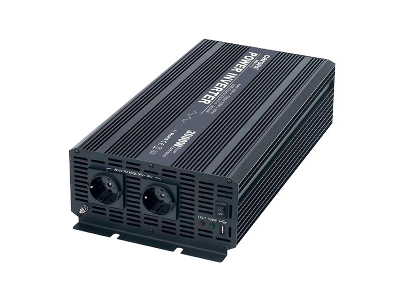 Měnič napětí Carspa CAR3K 24V/230V 3000W USB