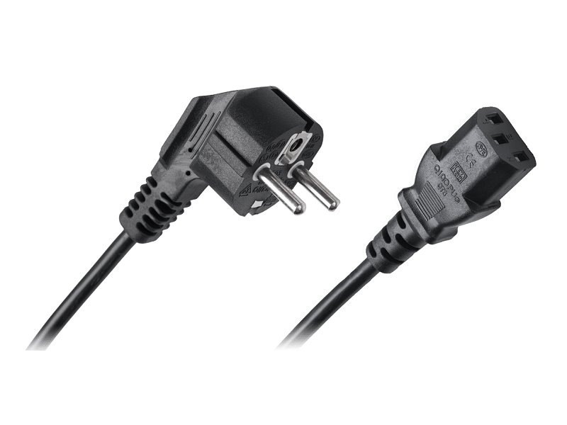 Kabel napájecí PC AC 230V KPO2772-1.5 1,5m lomený