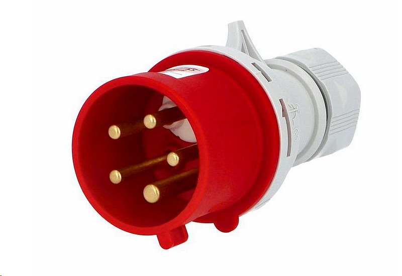 Vidlice se změnou fáze 13313 IP44/400V/32A/5P 6h