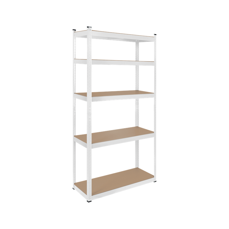 Kovový úložný regál Atos RB-1251W 180x90x40 cm bílý
