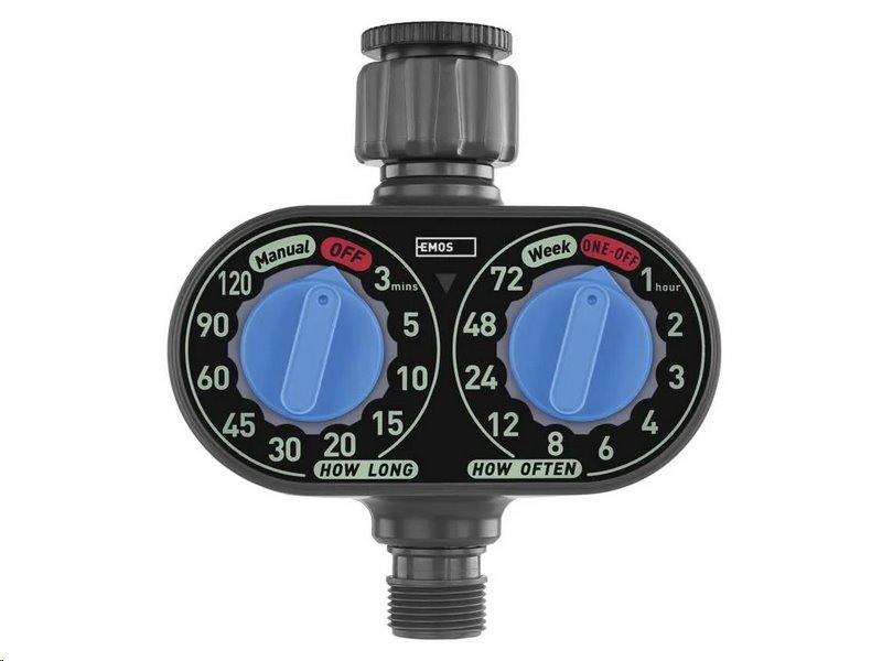Hodiny zavlažovací mechanické EMOS PW56001, 1 výstup