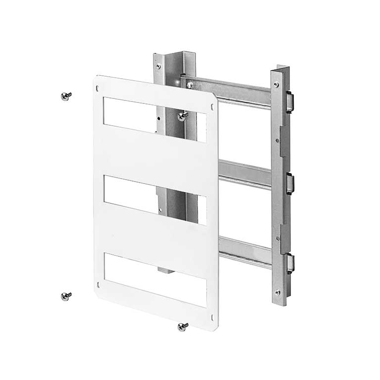 Modulový rám KC-49145 s DIN lištami a modul. krytem pro 49145 a 49145-T STONE
