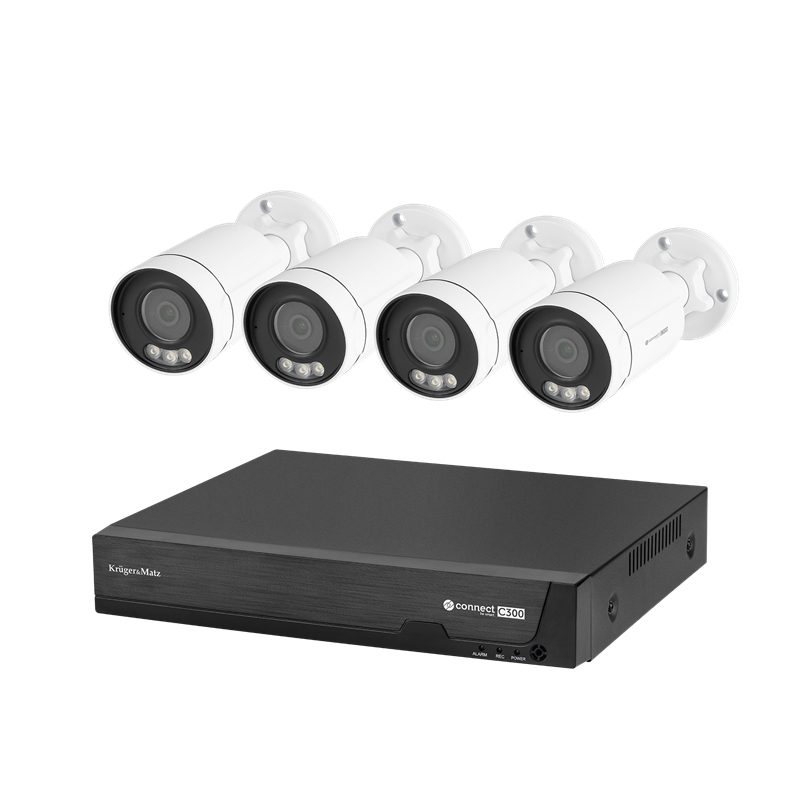 Kamerový set Kruger&Matz Connect C300 IP POE Tuya