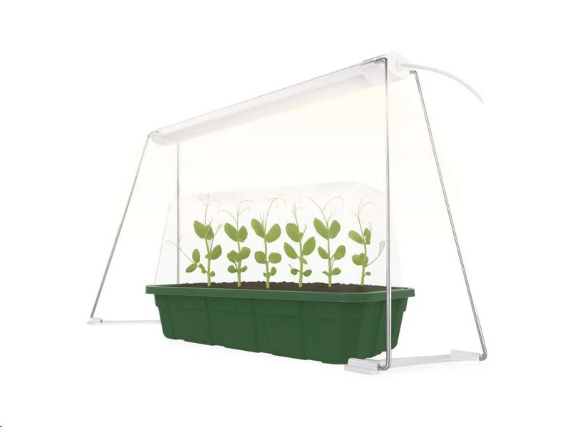 Pěstební lampa na sazenice EMOS Z7903 LED GROW 15 W, časovač, bílá