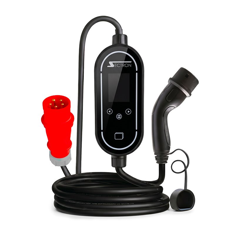 Přenosná nabíječka SECTRON NEXUS 5m /16A, 400V, CEE 5pin - Type 2/